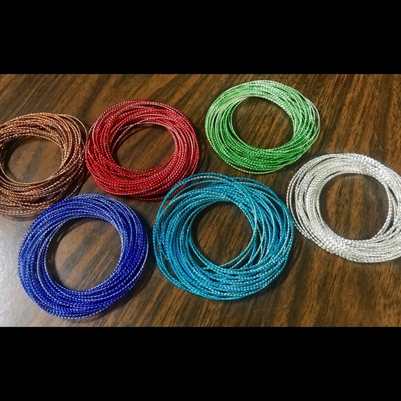 Sacred Threads Jewelry - Sacred Threads Multi-Color Bangles